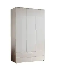 Kleiderschrank >Spice< 3 Türen, 4 Schübe,...