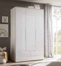 Kleiderschrank >Spice< 3 Türen, 4 Schübe,...