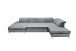 Wohnlandschaft >MELFI< Schlaffunktion, Stauraum, Bezug anthrazit - 350x73x245 (BxHxT)