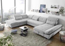 Wohnlandschaft >MELFI< Schlaffunktion, Stauraum,...