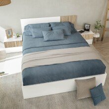Bett-Set >ETHNA< (4-teilig) Liegefl. 160x190cm,...
