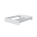 Bett-Set >ETHNA< (4-teilig) Liegefl. 160x190cm, Artik Weiß / Natur - 166x89x196 (BxHxT)