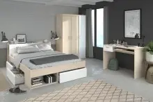 Schlafzimmer-Set >Most 74< (3-teilig) Bett,...