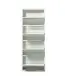 Schuhkipper >Bert< 4 Klappen, 8 paar Schuhe, weiß, Metall - 51x137x16cm (BxHxT)
