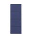 Schuhkipper >Bert< 4 Klappen, 8 paar Schuhe, in blau, Metall  - 51x137x16cm (BxHxT)