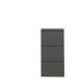 Schuhkipper >Bert< 3 Klappen, 6 paar Schuhe, in anthrazit, Metall - 51x104x16cm (BxHxT)