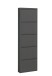 Schuhkipper >Bert< 5 Klappen, 10 paar Schuhe, in anthrazit, Metall - 51x170x16cm (BxHxT)