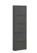 Schuhkipper >Bert< 5 Klappen, 10 paar Schuhe, in anthrazit, Metall - 51x170x16cm (BxHxT)