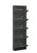 Schuhkipper >Bert< 5 Klappen, 10 paar Schuhe, in anthrazit, Metall - 51x170x16cm (BxHxT)