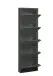 Schuhkipper >Bert< 5 Klappen, 10 paar Schuhe, in anthrazit, Metall - 51x170x16cm (BxHxT)