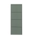 Schuhkipper >Bert< 4 Klappen, 8 paar Schuhe, in salbei, Metall - 51x137x16cm (BxHxT)