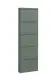 Schuhkipper >Bert< 5 Klappen, 10 paar Schuhe, in salbei, Metall - 51x170x16cm (BxHxT)