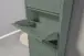 Schuhkipper >Bert< 5 Klappen, 10 paar Schuhe, in salbei, Metall - 51x170x16cm (BxHxT)