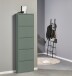 Schuhkipper >Bert< 5 Klappen, 10 paar Schuhe, in salbei, Metall - 51x170x16cm (BxHxT)