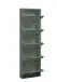 Schuhkipper >Bert< 5 Klappen, 10 paar Schuhe, in salbei, Metall - 51x170x16cm (BxHxT)
