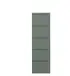 Schuhkipper >Bert< 5 Klappen, 10 paar Schuhe, in salbei, Metall - 51x170x16cm (BxHxT)
