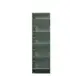 Schuhkipper >Bert< 5 Klappen, 10 paar Schuhe, in salbei, Metall - 51x170x16cm (BxHxT)
