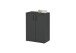 Kommode >BC 1040< 2 Türen, 1 Boden, anthrazit - 60x83x35cm (BxHxT)