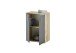 Kommode >BC 1040< 2 Türen, 1 Boden, viking oak Dekor / grau - 60x83x35cm (BxHxT)