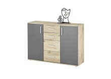 Sideboard >BC 1040< 2 Türen, 4 Schubladen,...