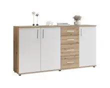 Sideboard >BC 1040< 3 Türen, 4 Schubladen,...