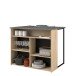 Buffet >Fumay 2< (2-teilig) Buffet 100x186x45cm, Theke 109x90x80cm, Eiche Dekor