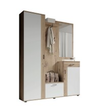 Kompaktgarderobe >Jens< in Viking Oak Dekor /...