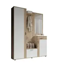 Kompaktgarderobe >Jens< in Viking Oak Dekor /...