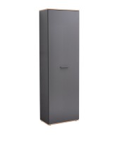 Garderobenschrank >Fynn< in Anthrazit / Artisan...