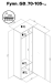 Garderobenschrank >Fynn< in Anthrazit / Artisan Eiche Dekor - 60x199x38 (BxHxT)