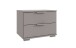 Nachtkommode >Easy Plus< 2 Schubladen, in SAHARAGRAU - 52x40x38cm (BxHxT)