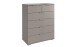 Hochkommode >Easy Plus< 6 Schubladen, in SAHARAGRAU - 82x102x42cm (BxHxT)