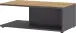 Couchtisch >California< in Graphit / Navarra-Eiche-Dekor - 109x39x59 (BxHxT)