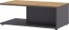 Couchtisch >California< in Graphit / Navarra-Eiche-Dekor - 109x39x59 (BxHxT)