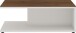 Couchtisch >California< in Kaschmir / Nussbaum-Dekor  - 109x39x59cm (BxHxT)