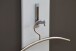 Garderobenpaneel >3765< 3 Haken, Navarra-Eiche Dekor / Steingrau - 15x170x3 (BxHxT)