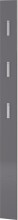 Garderobenpaneel >3765< 3 Haken, in Graphit -...
