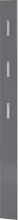 Garderobenpaneel >3765< 3 Haken, in Graphit -...