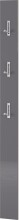 Garderobenpaneel >3765< 3 Haken, in Graphit -...