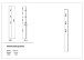 Garderobenpaneel >3765< 3 Haken, in Graphit - 15x170x3cm (BxHxT)