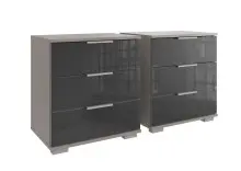Nachtkommode >Easy Plus< (2er-Set) je 3...