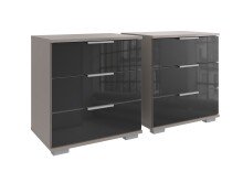 Nachtkommode >Easy Plus< (2er-Set) je 3...
