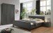 Bett >Chalet< Liegefläche 180x200cm, in Graphit - 189x85x210cm (BxHxT)