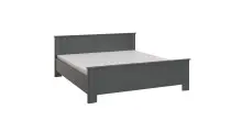 Bett >Chalet< Liegefläche 160x200cm, Graphit -...
