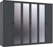 Drehtürenschrank >Chalet< 6 Türen, 3...