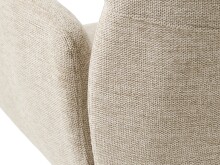 Armlehnstuhl >ROXANA< drehbar, Wipp-Relax-Funktion, Sand, Stoff-Brego - 57,5x88x62cm (BxHxT)
