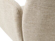 Armlehnstuhl >ROXANA< drehbar, Wipp-Relax-Funktion, Sand, Stoff-Brego - 57,5x88x62cm (BxHxT)