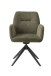 Armlehnstuhl >ROXANA< drehbar, Wipp-Relax-Funktion, Olive, Stoff-Brego - 57,5x88x62cm (BxHx)