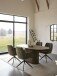 Armlehnstuhl >ROXANA< drehbar, Wipp-Relax-Funktion, Olive, Stoff-Brego - 57,5x88x62cm (BxHx)