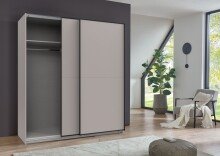 Schwebetürenschrank >Neu-Ulm< 2 Böden, 2...